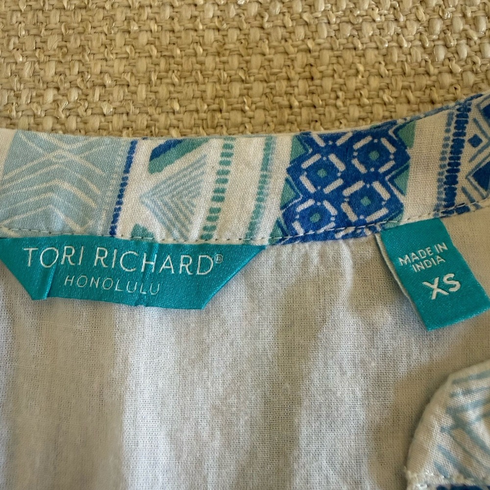 Tori Richard Honolulu Floral Print Colorful Mini Fully Lined Dress In Size‎ XS - Picture 7 of 14